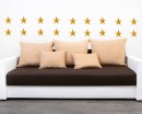 Gold Stars Wall Decal Nursery Modern Pattern Vinyl Sticker